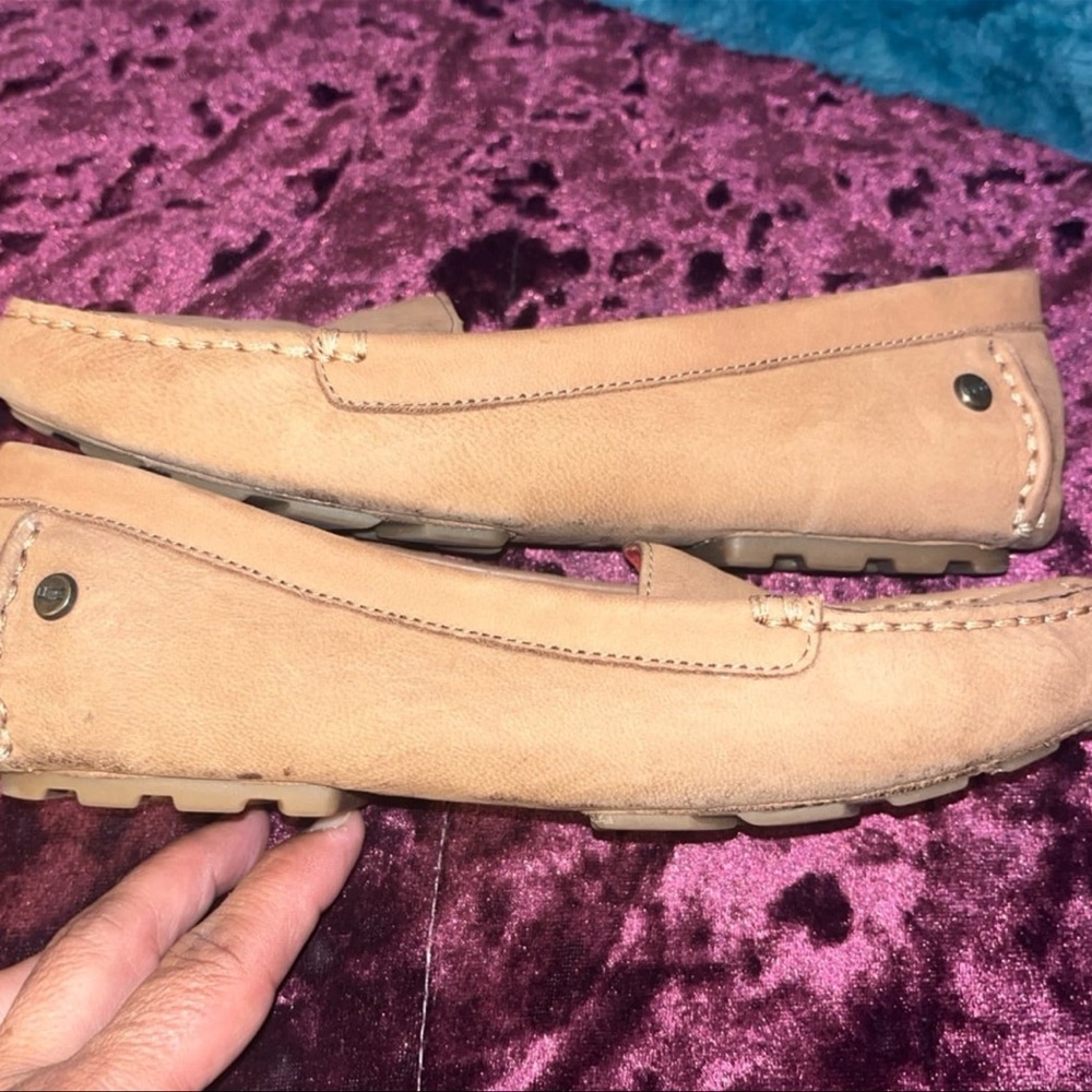 Tan Suede Loafers